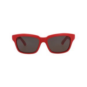 Balenciaga Square-Frame Recycled Acetate Sunglasses Red Unisex-Adult